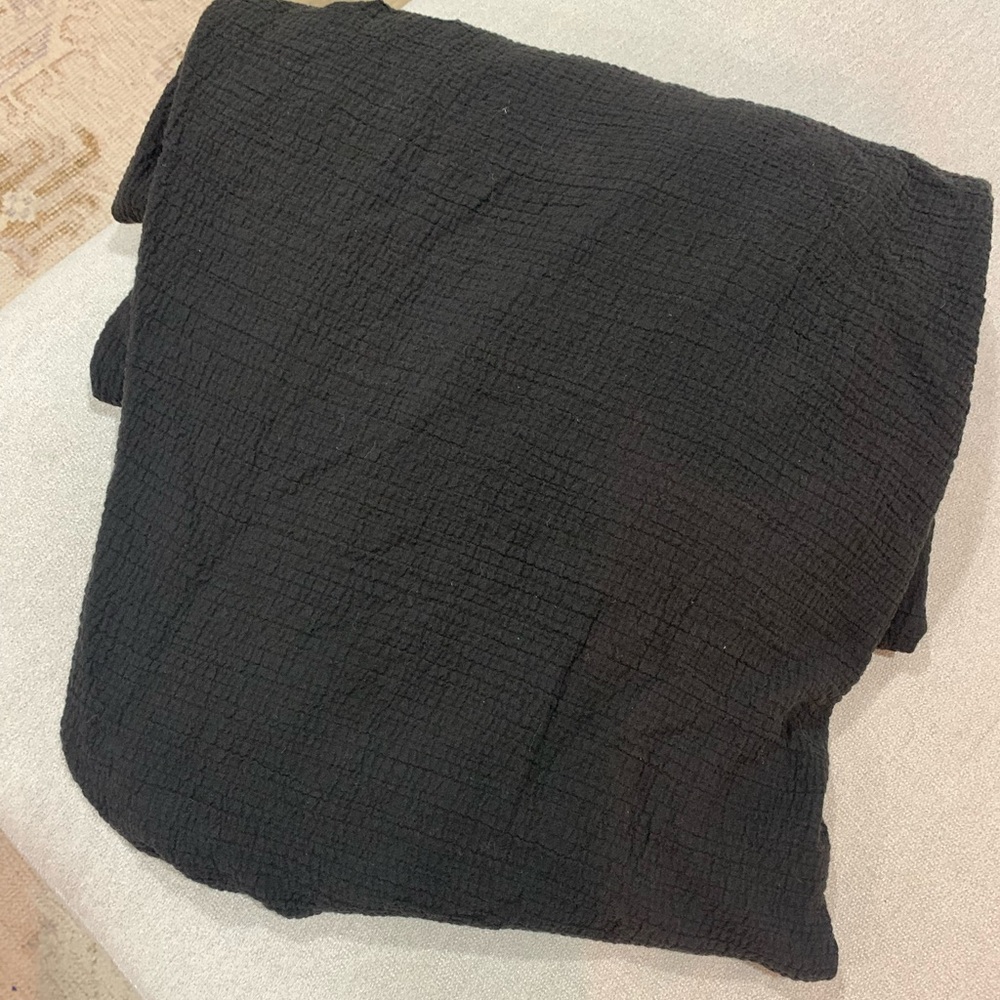 Project 62 black Duvet Cover full/Queen